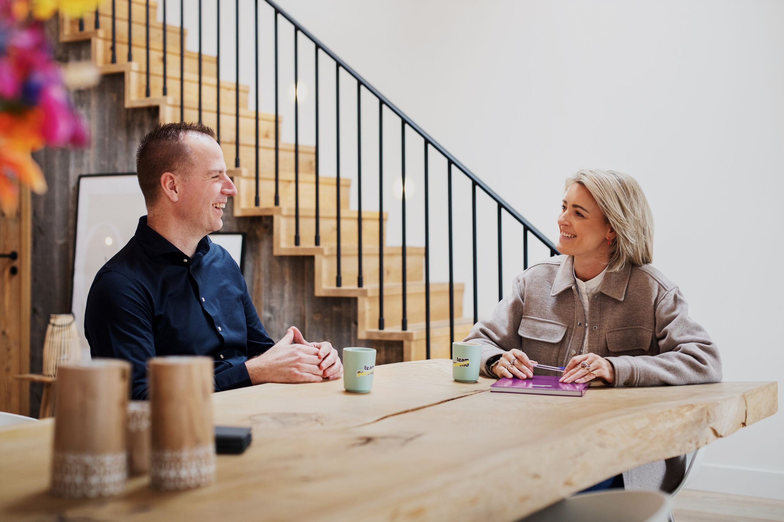 Jochem en Janna van Team Gezond in gesprek